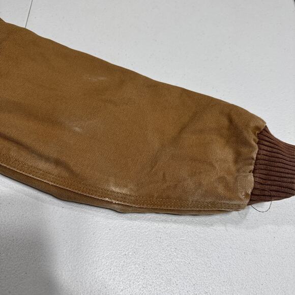 Carhartt Kids Heavy Duty Quilted Jacket Hooded Canvas Size XXS (4-5) Fall Winter - Picture 9 of 16